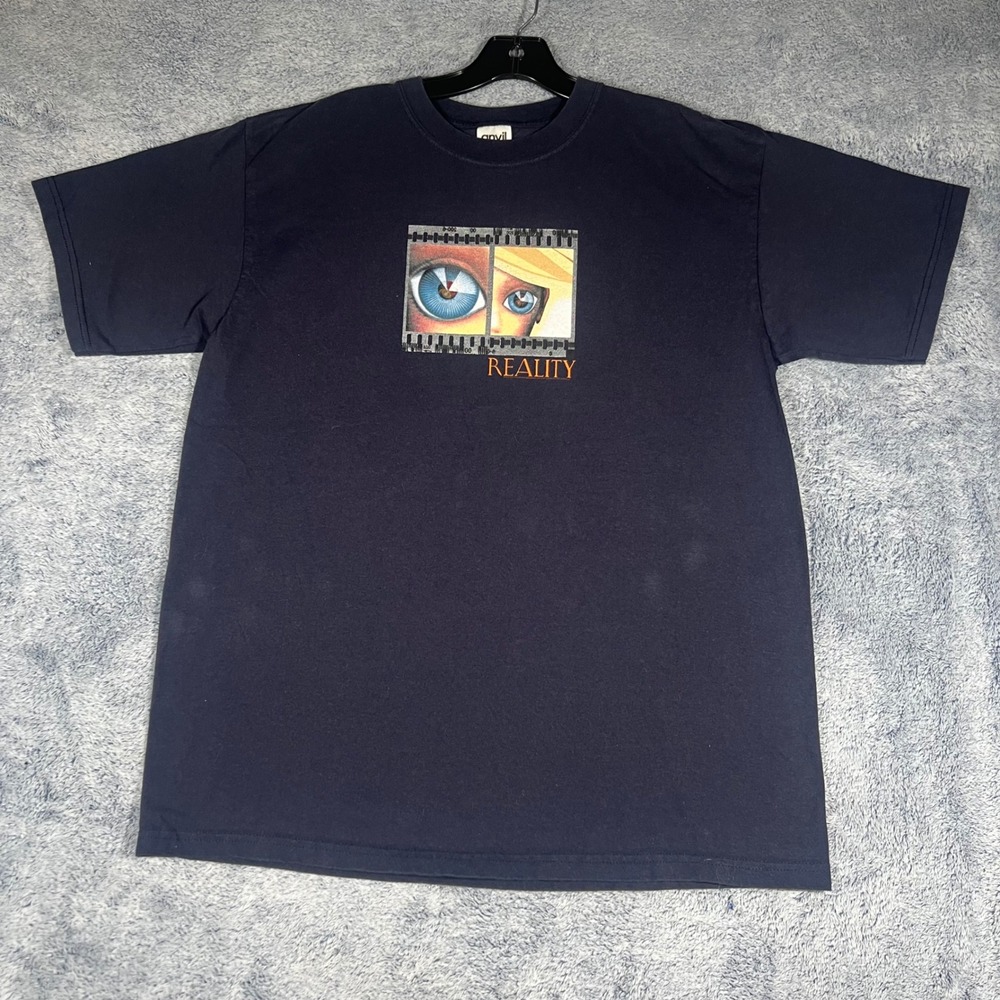 DAVID BOWIE‎ REALITY TOUR T SHIRT MENS L  LARGE ANVIL CONCERT VINTAGE RARE Y2K